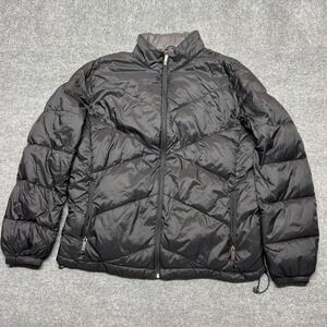 F.O.G. Jacket Womens 2XL Black Nylon Puffer Full Zip Pockets Outdoor Hiking